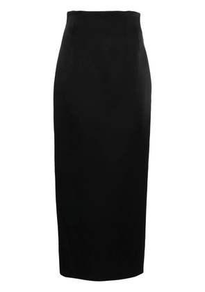 KHAITE The Loxley high-waisted skirt - Black