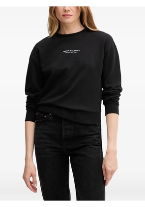 Armani Exchange logo-print sweatshirt - Black
