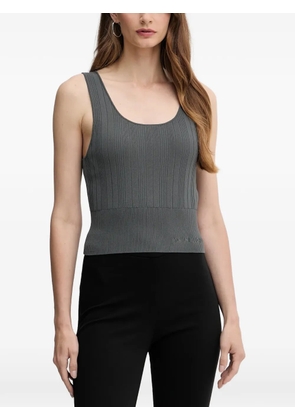 Armani Exchange ribbed top - Grey
