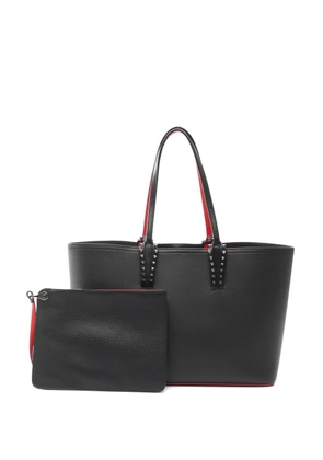 Christian Louboutin Pre-Owned 2000s small Cabata studded leather tote bag - Black