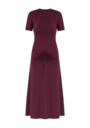 Victoria Beckham short-sleeve gathered midi dress