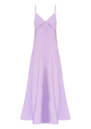 Maison Kitsuné sleeveless flared dress - Purple