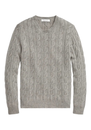 Ralph Lauren Purple Label cable-knit crew-neck sweater - Grey