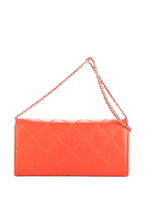 CHANEL Pre-Owned Flap Ultrastiched shoulder bag - Orange