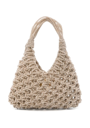 Hibourama small Vannifique tote bag - Gold