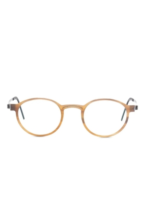 Lindberg titanium round glasses - Brown