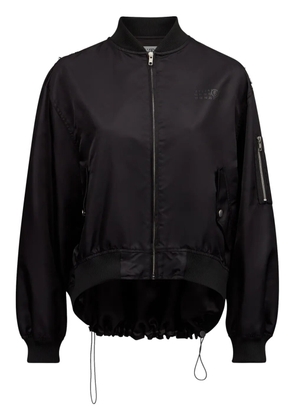 MM6 Maison Margiela numbers-print bomber jacket - Black