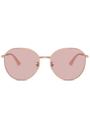 Jimmy Choo Eyewear crystal-embellished sunglasses - Gold