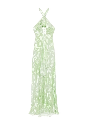 Ermanno Scervino jacquard maxi dress - Green