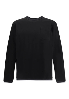 sacai pocket layered T-shirt - Black