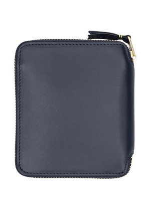 Comme Des Garçons Wallet zipped leather wallet - Blue