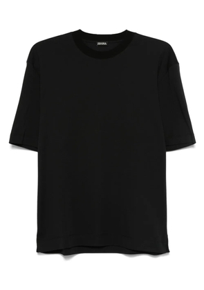 Zegna crew-neck short-sleeve t-shirt - Black