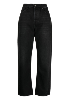 TOTEME twisted seam wide-leg jeans - Black