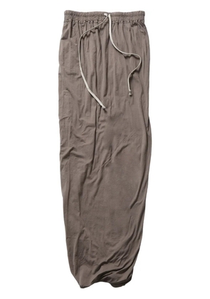 Rick Owens DRKSHDW Pillar maxi skirt - Brown