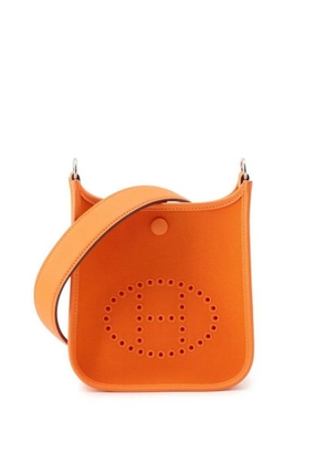 Hermès Pre-Owned 2024 Toile Officier and Swift Neo Evelyne 16 crossbody bag - Orange