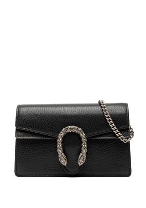 Gucci Pre-Owned 2016-2025 Mini Leather Dionysus crossbody bag - Black