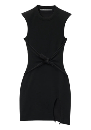 Alexander Wang knotted-waist mini dress - Black
