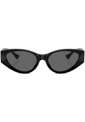 Versace Eyewear Medusa oval-frame sunglasses - Black