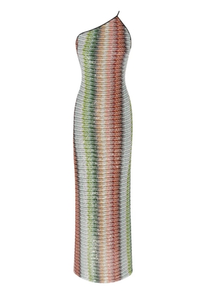 Missoni single-shoulder maxi dress - Red
