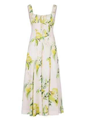 Nicholas Dina midi dress - White