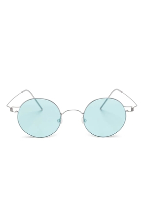 Lindberg round-frame sunglasses - Silver