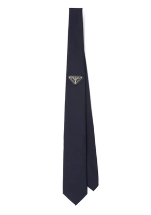 Prada Re-Nylon gabardine tie - Blue