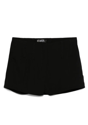 Mugler pleated shorts - Black