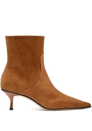 Scarosso Jamie pointed-toe boots - Brown
