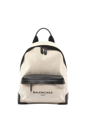 Balenciaga Pre-Owned 2000s logo-detail backpack - Neutrals