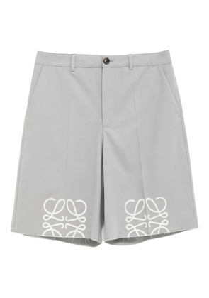 LOEWE Anagram-print shorts - Grey