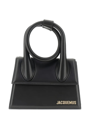 Jacquemus mini Chiquito knot-handle tote bag - Black