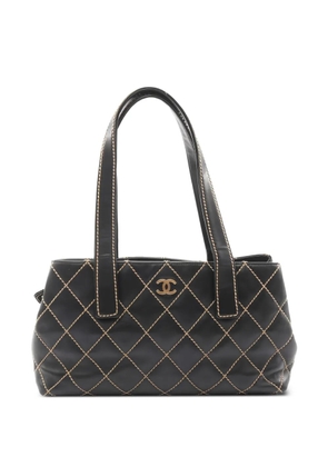 CHANEL Pre-Owned Wild Stitch shoulder bag - Black
