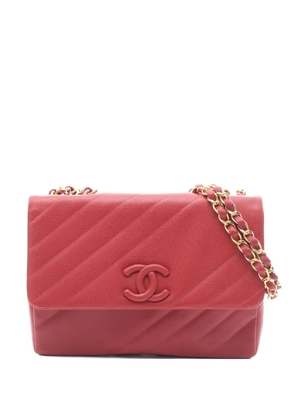 CHANEL Pre-Owned 1994-1996 chain-strap shoulder bag - Red