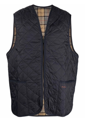 Barbour quilted nylon zip-in liner - Blue