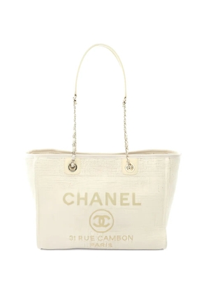 CHANEL Pre-Owned Deauville tote bag - Neutrals