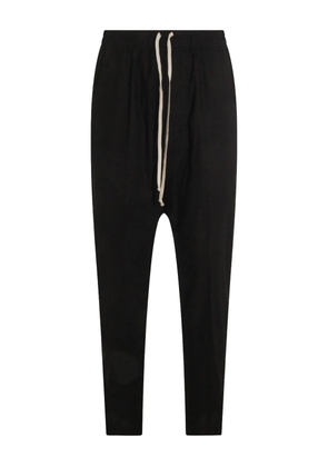 Rick Owens drawstring-waist trousers - Black