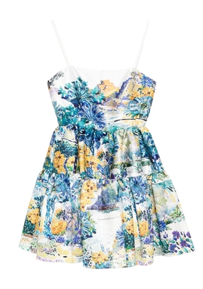 Mary Katrantzou floral-print dress - White