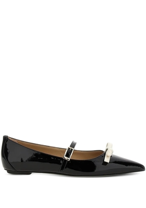 Stuart Weitzman Felicity ballerina shoes - Black