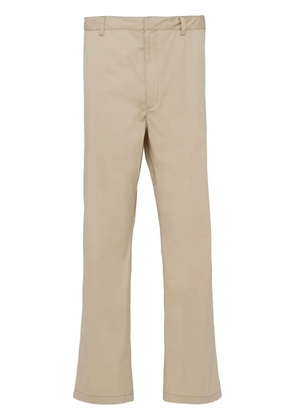 Prada mid-rise tapered trousers - Neutrals