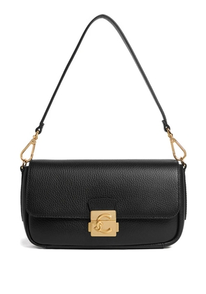 Coccinelle medium C-Me Lock logo shoulder bag - Black