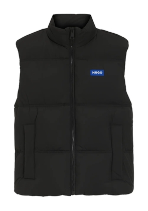 HUGO zipped quilted gilet - Black