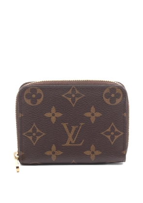Louis Vuitton Pre-Owned 2020 Monogram canvas zip wallet - Brown