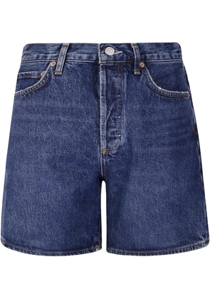 AGOLDE high-rise shorts - Blue