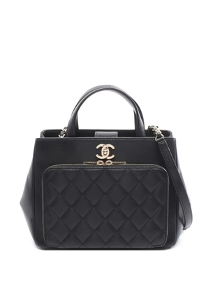 CHANEL Pre-Owned 2021 interlocking-CC tote bag - Black