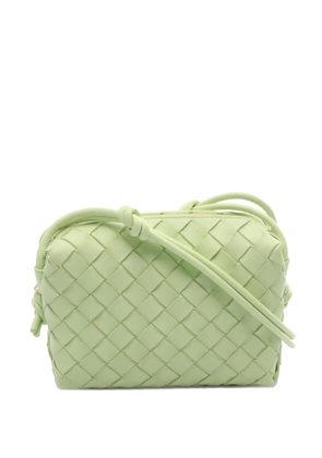 Bottega Veneta Pre-Owned 2010s Loop intrecciato leather shoulder bag - Green