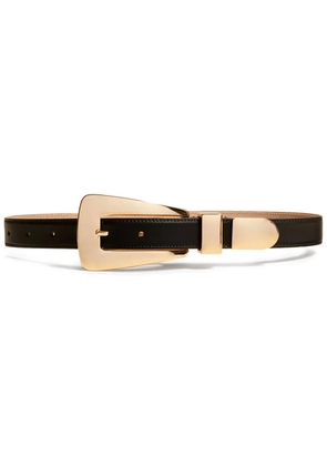 KHAITE The Lucca leather belt - Black