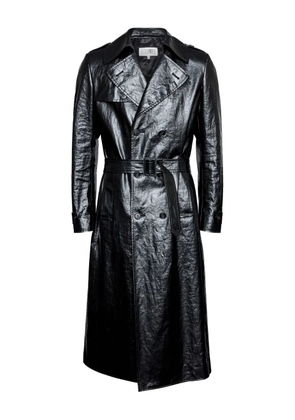 MM6 Maison Margiela double-breasted trench coat - Black