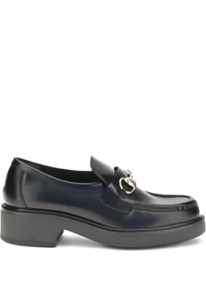 Gucci horsebit platform loafers - Black