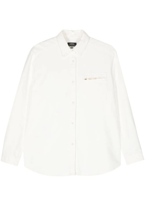 A.P.C. Tina denim shirt - White