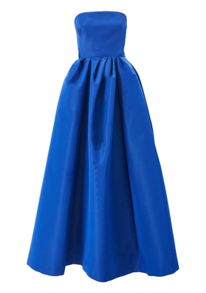 Carolina Herrera strapless midi dress - Blue